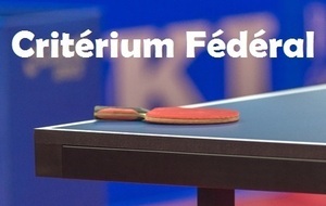Critérium Fédéral - Tour 1 - Rég